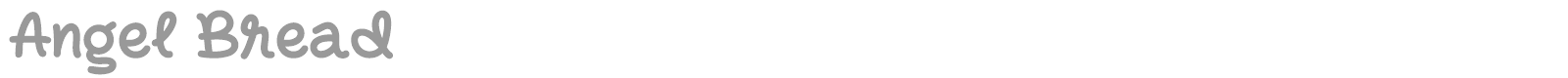 Angel Bread font preview